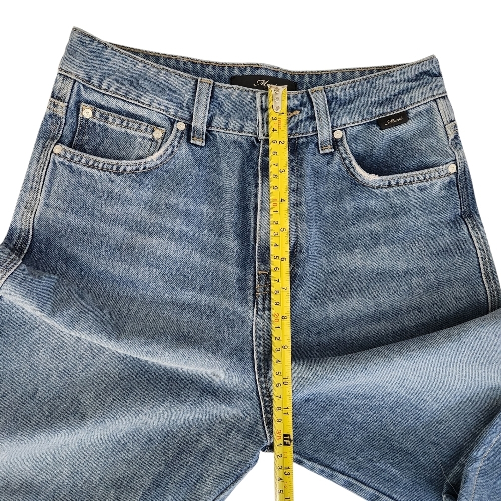 MAVI Blue High-Rise Wide Leg Organic Cotton Jeans 25 waist - Picture 11 of 15